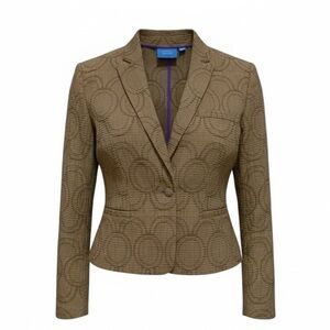 Vera Wang NWOT Fitted Blazer Unique Textured Fabric 2 Pockets